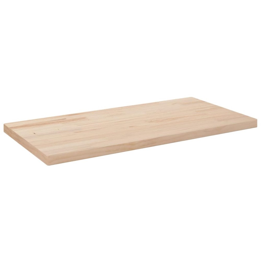 vidaXL Bordsskiva 80x40x2,5 cm massiv furu rektangulär