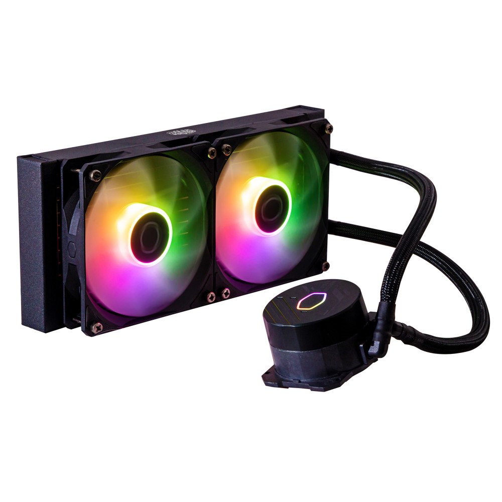 Cooler Master Cooler Master MasterLiquid 240L Core ARGB Processor Vätskekylningskit 12 cm Svart