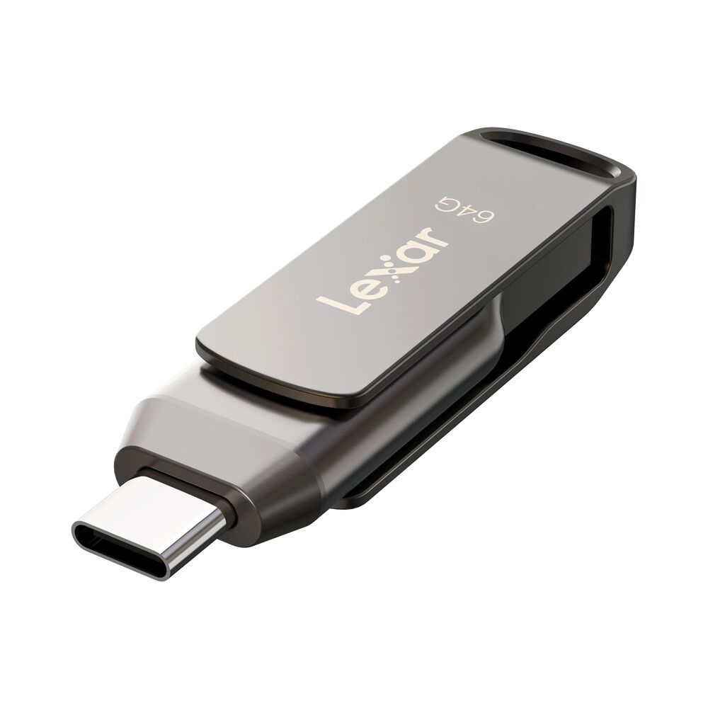 LEXAR Lexar JumpDrive Dual Drive D400 Type-C/Type-C & Type-A, up to 130MB/s read (USB 3.1) 64GB