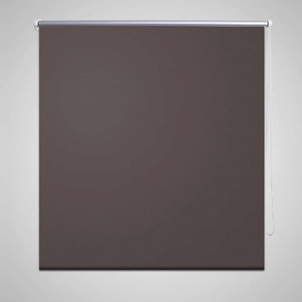 vidaXL Rullgardin brun 160 x 230 cm mörkläggande