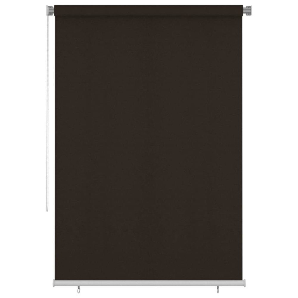 vidaXL Rullgardin utomhus 165 (B) x 230 (H) cm brun HDPE