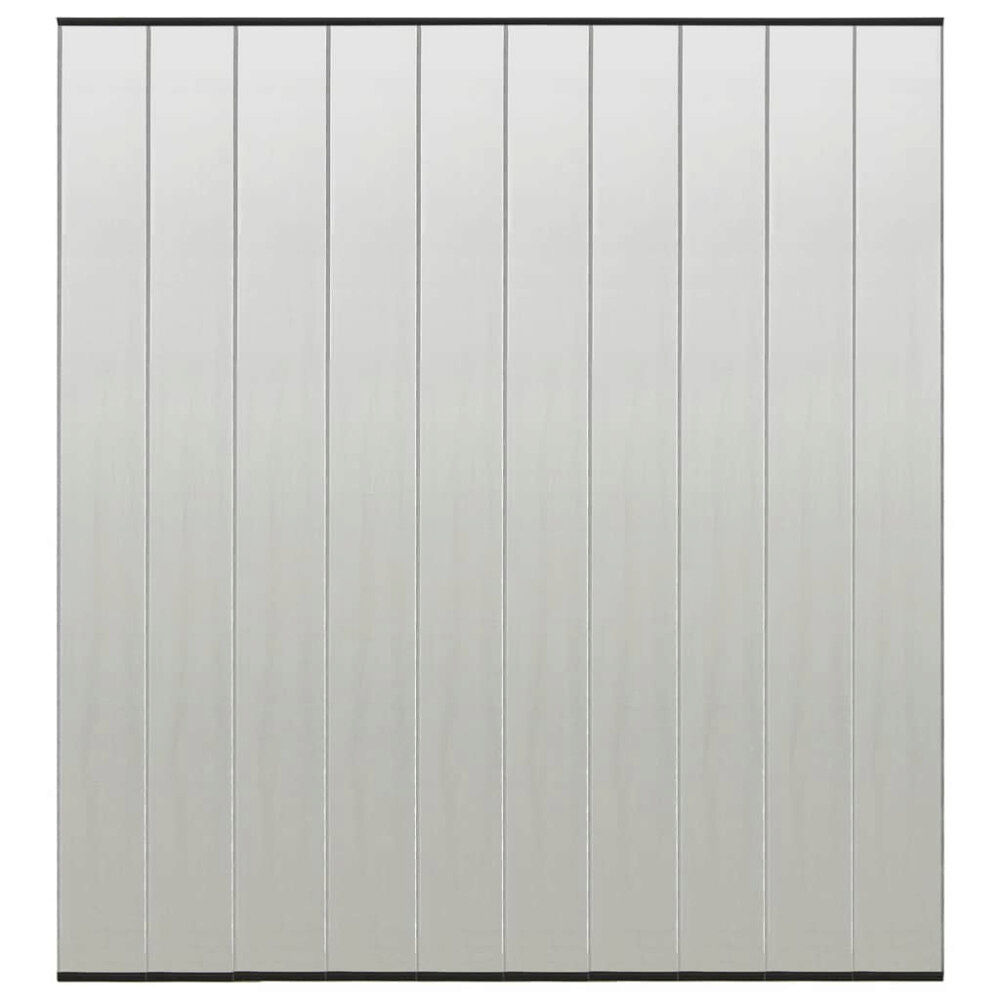 vidaXL Insektsnät med 10 lameller för dörr svart 240x240 cm