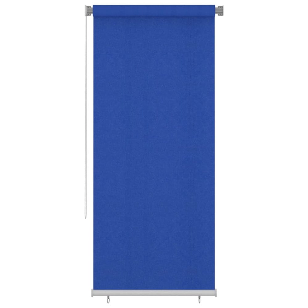 vidaXL Rullgardin utomhus 105 (B) x 230 (H) cm blå HDPE