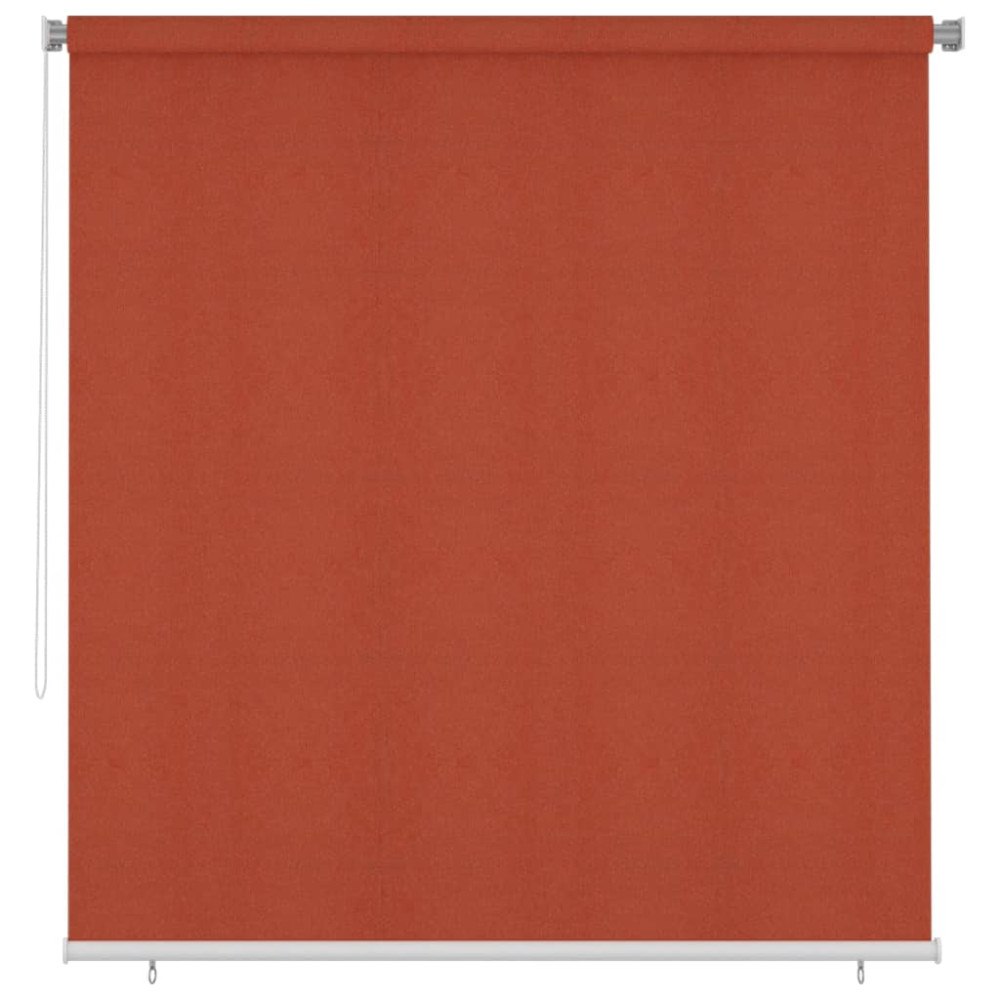 vidaXL Rullgardin utomhus 225 (B) x 230 (H) cm terrakotta HDPE