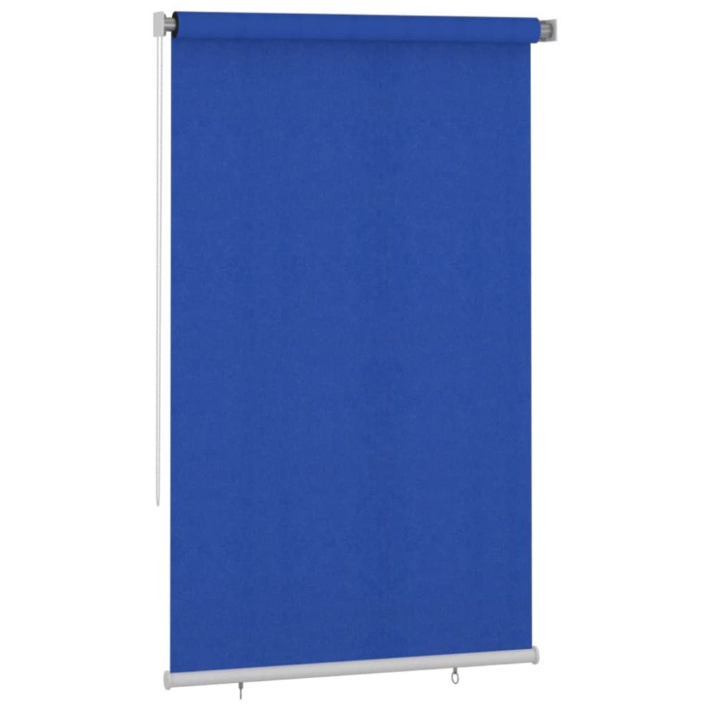 vidaXL Rullgardin utomhus 145 (B) x 230 (H) cm blå HDPE