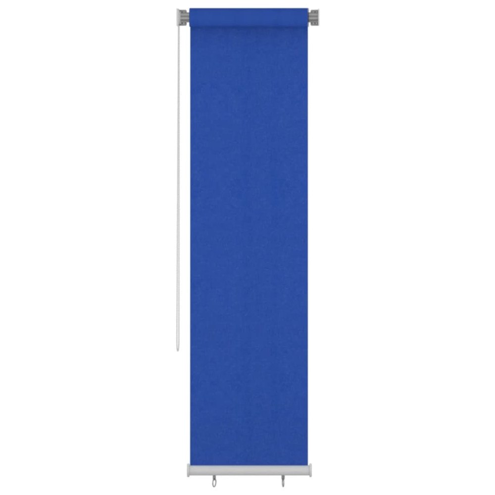 vidaXL Rullgardin utomhus 65 (B) x 230 (H) cm blå HDPE