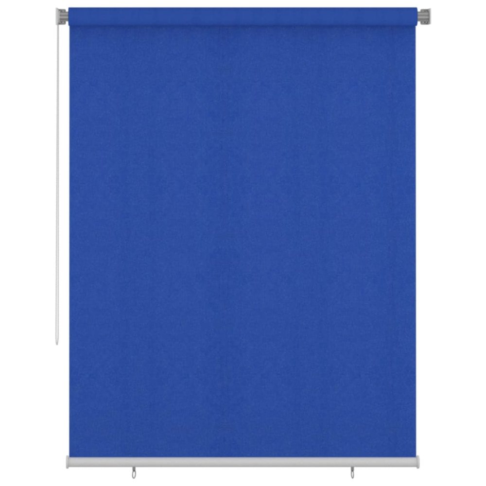 vidaXL Rullgardin utomhus 185 (B) x 230 (H) cm blå HDPE