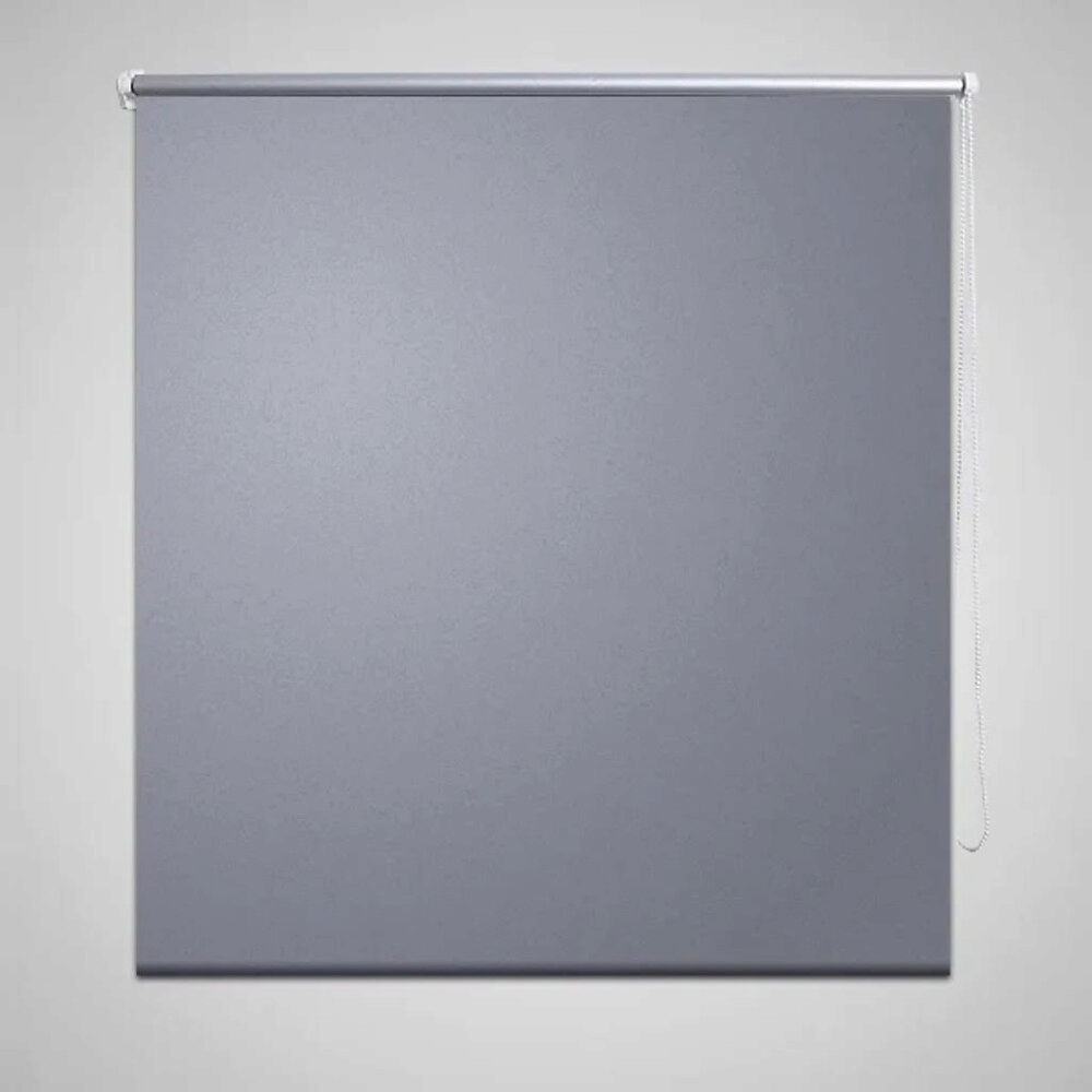 vidaXL Rullgardin mörkläggande 40x100 cm grå