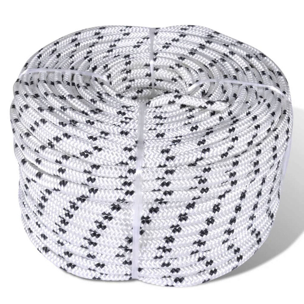 vidaXL Båtlina 8 mm x 50 m polyester