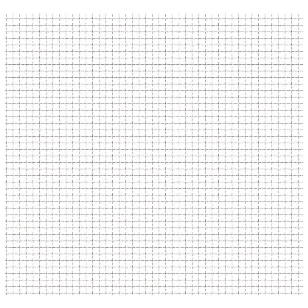 vidaXL Nätpanel rostfritt stål 50x50 cm 21x21x2,5 mm