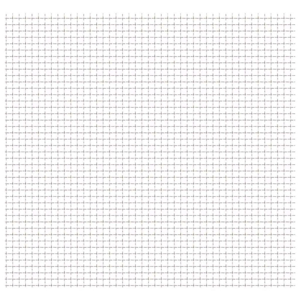 vidaXL Nätpanel rostfritt stål 100x85 cm 11x11x2 mm