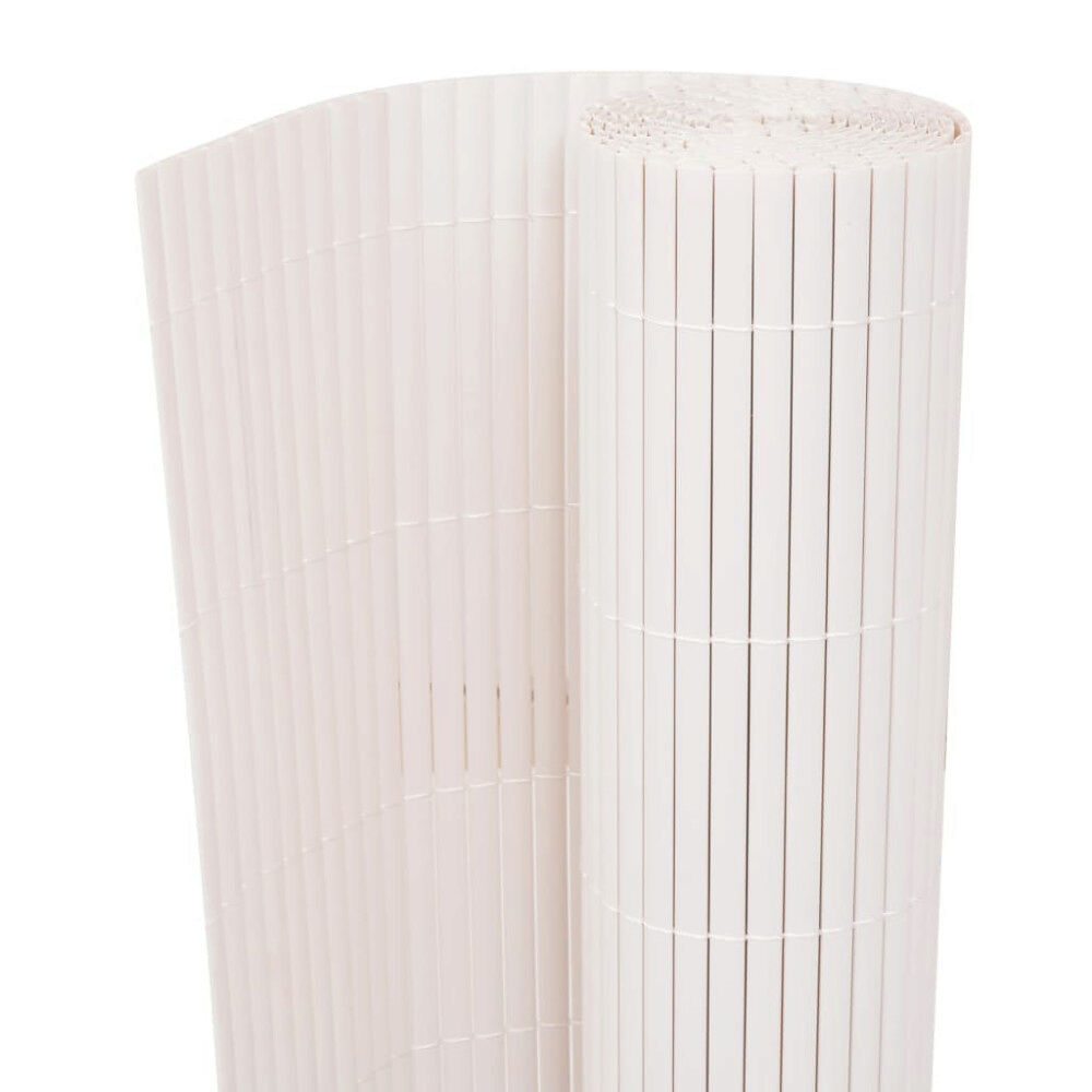 vidaXL Insynsskydd 90x300 cm vit