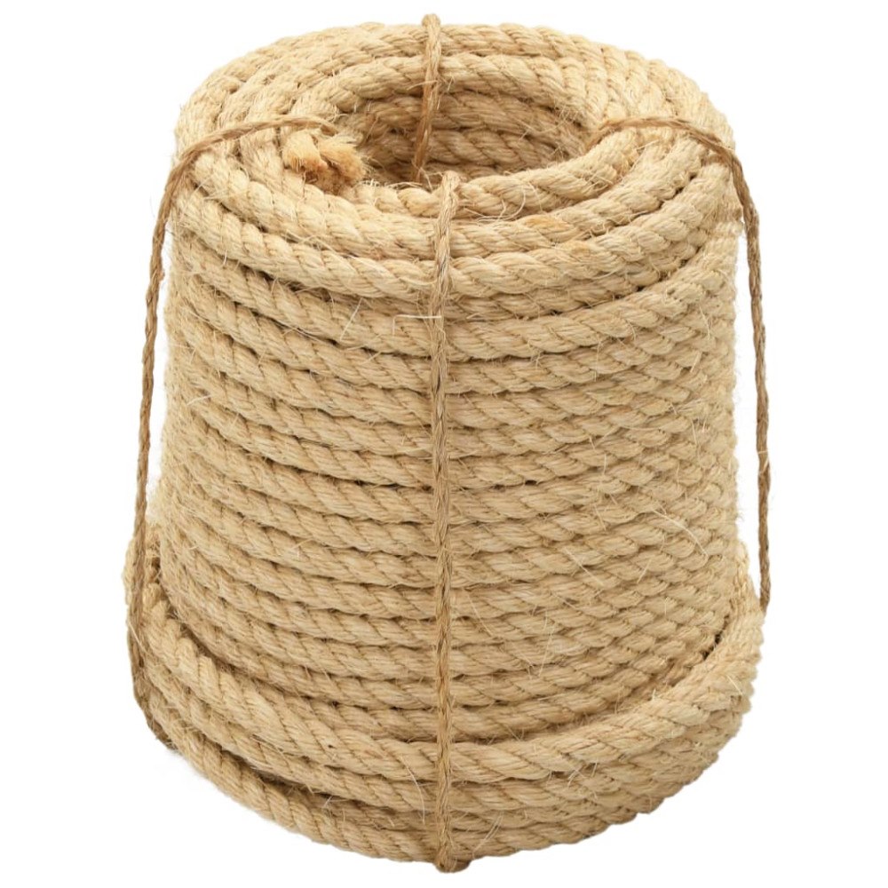 vidaXL Rep 100% sisal 12 mm 250 m