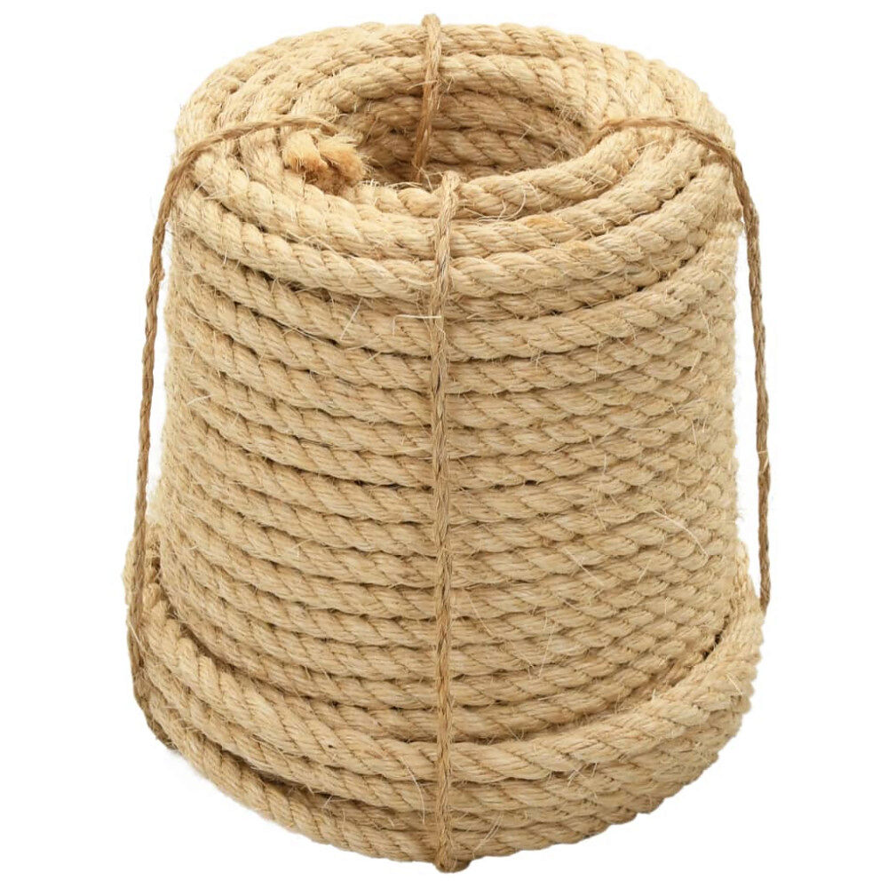 vidaXL Rep 100% sisal 20 mm 100 m