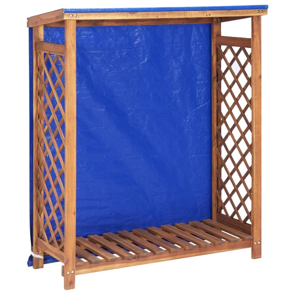 vidaXL Vedbod 105x38x115 cm massivt akaciaträ