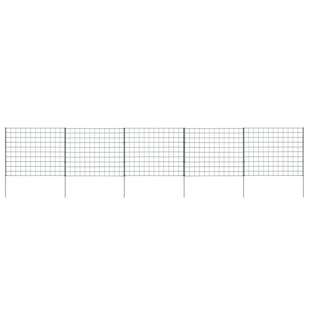 vidaXL Staket 77,5x64 cm grön