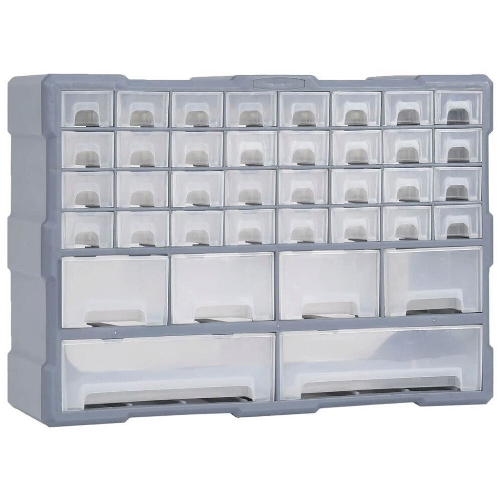 vidaXL Sortimentskåp med 38 lådor 52x16x37,5 cm