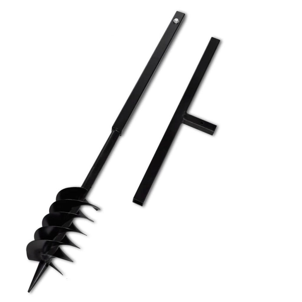 vidaXL Jordborr Auger Dubbelspiral 120 mm