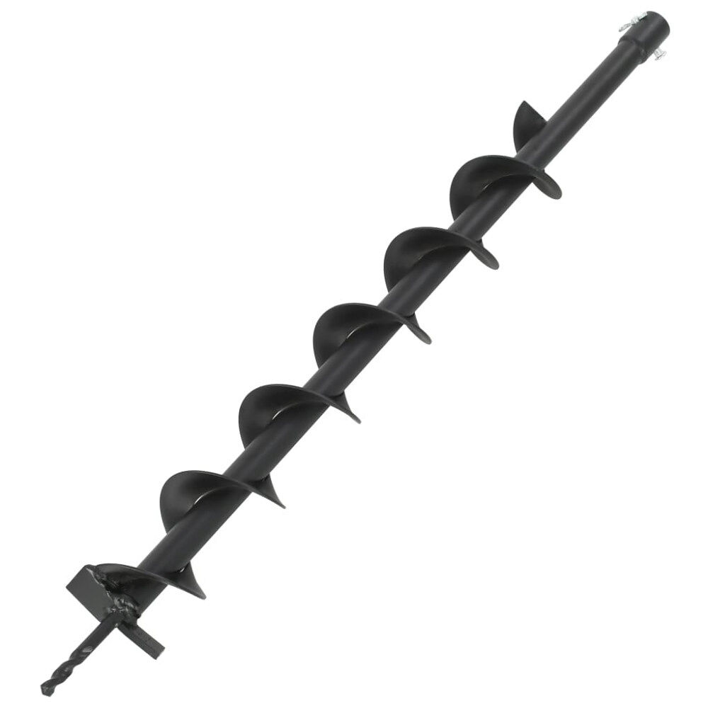 vidaXL Jordborr stål 80 mm
