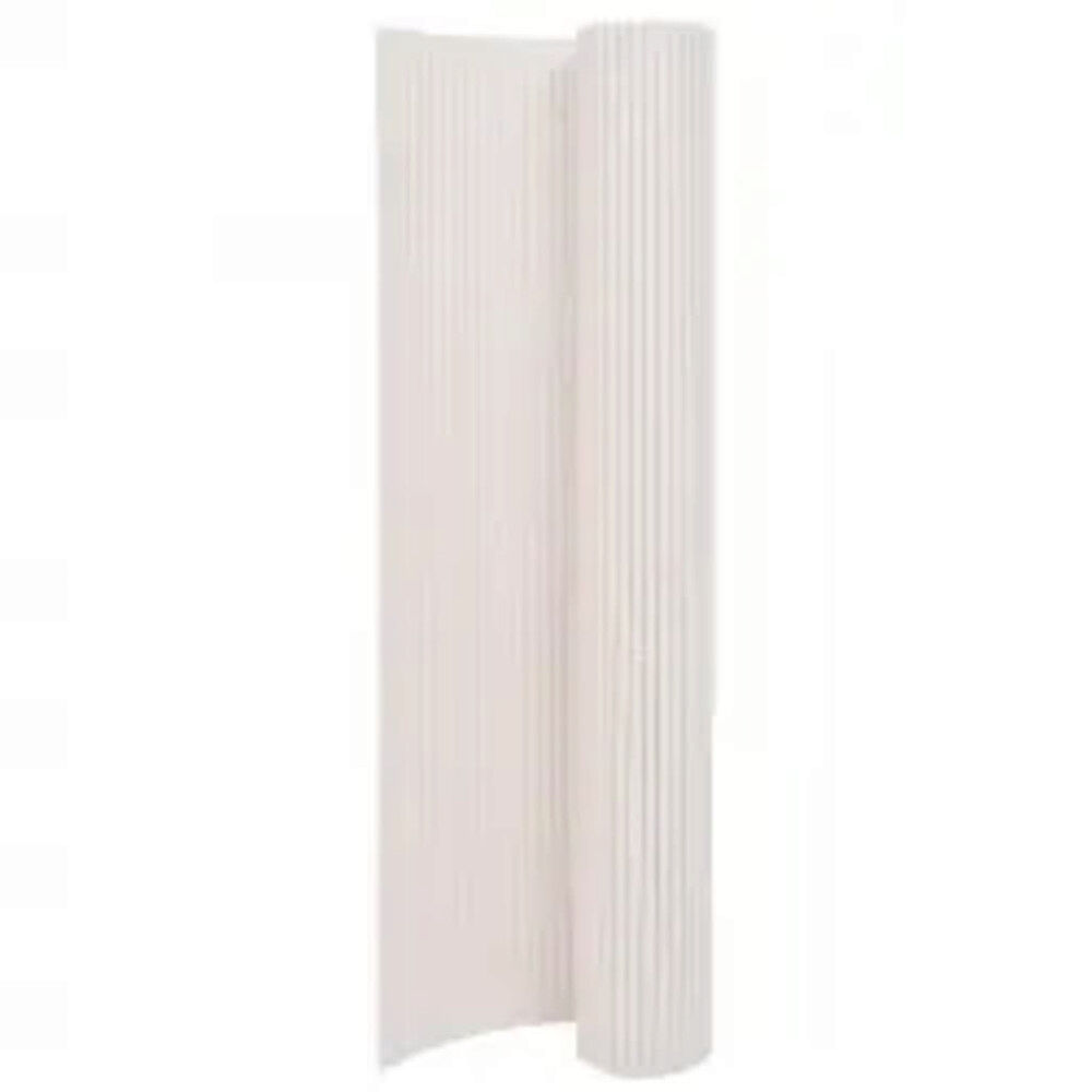 vidaXL Insynsskydd 110x500 cm vit