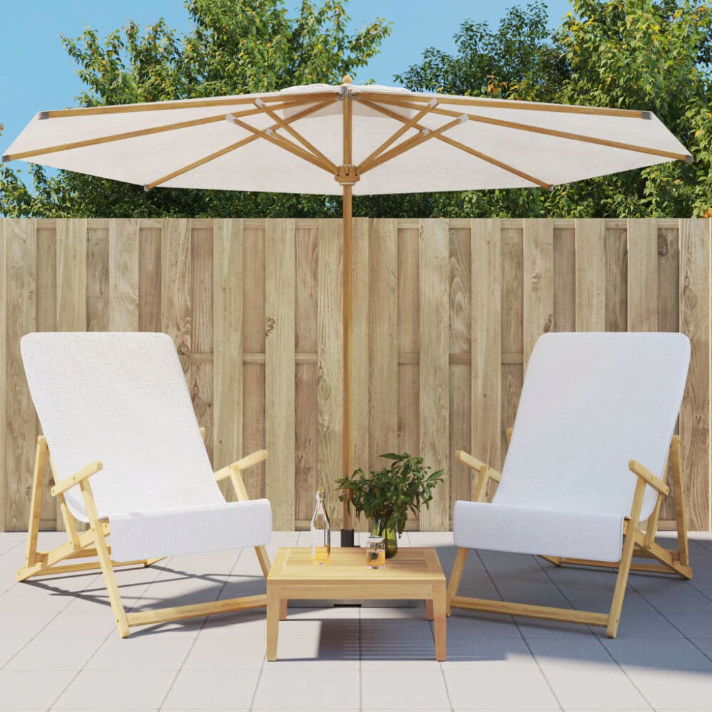 vidaXL Badhanddukar 2 st vita 60x135 cm tyg 400 gsm