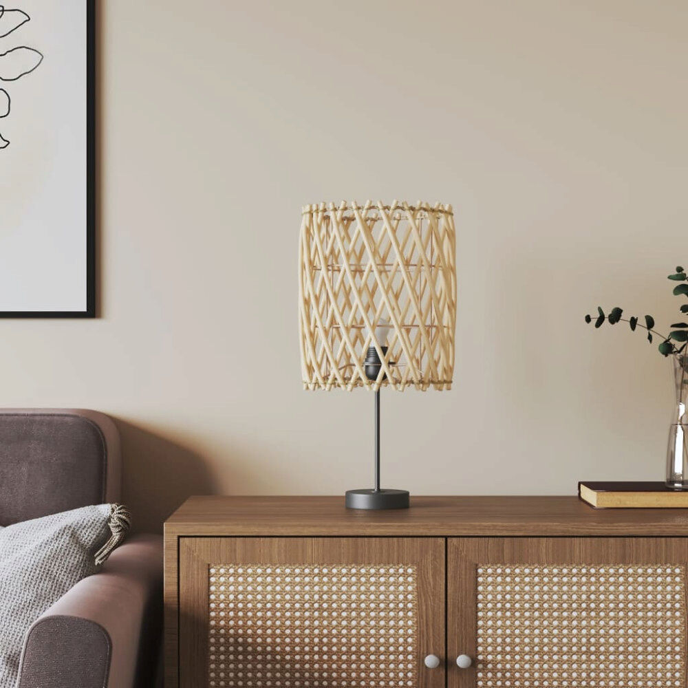 vidaXL Lampskärm Ø23x28 cm korgmaterial