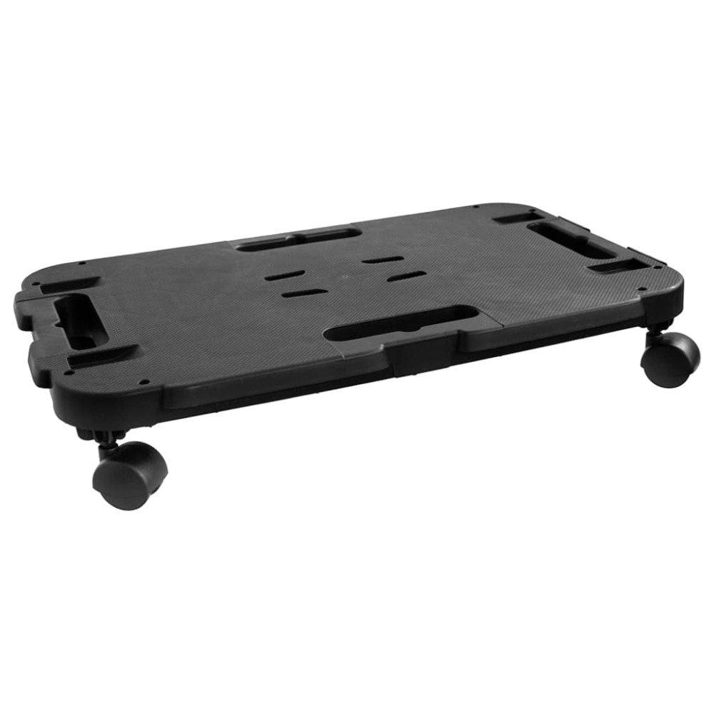 vidaXL Transportvagn svart polypropen 200 kg