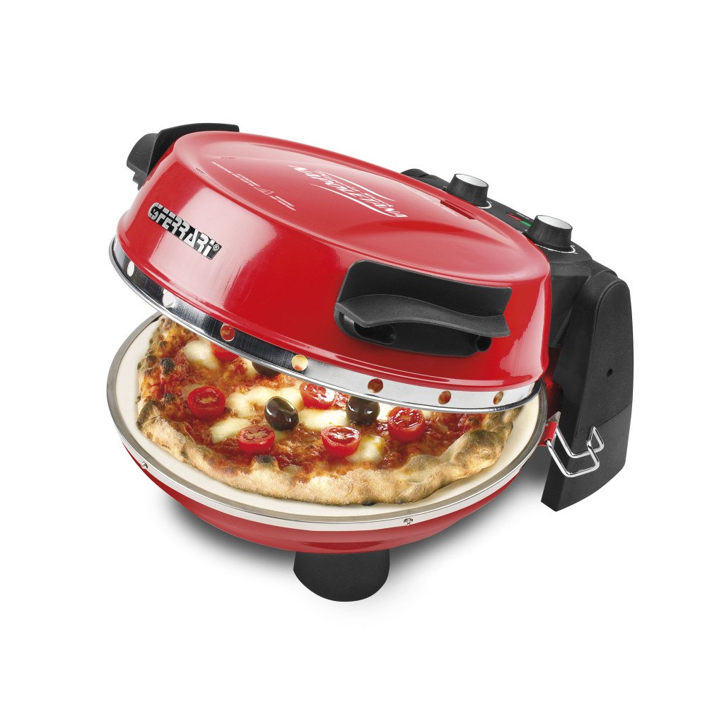 G3 Ferrari G3 Ferrari Pizzeria Snack Napoletana pizzajärn och pizzaugn 1 pizza/pizzor 1200 W Svart, Röd