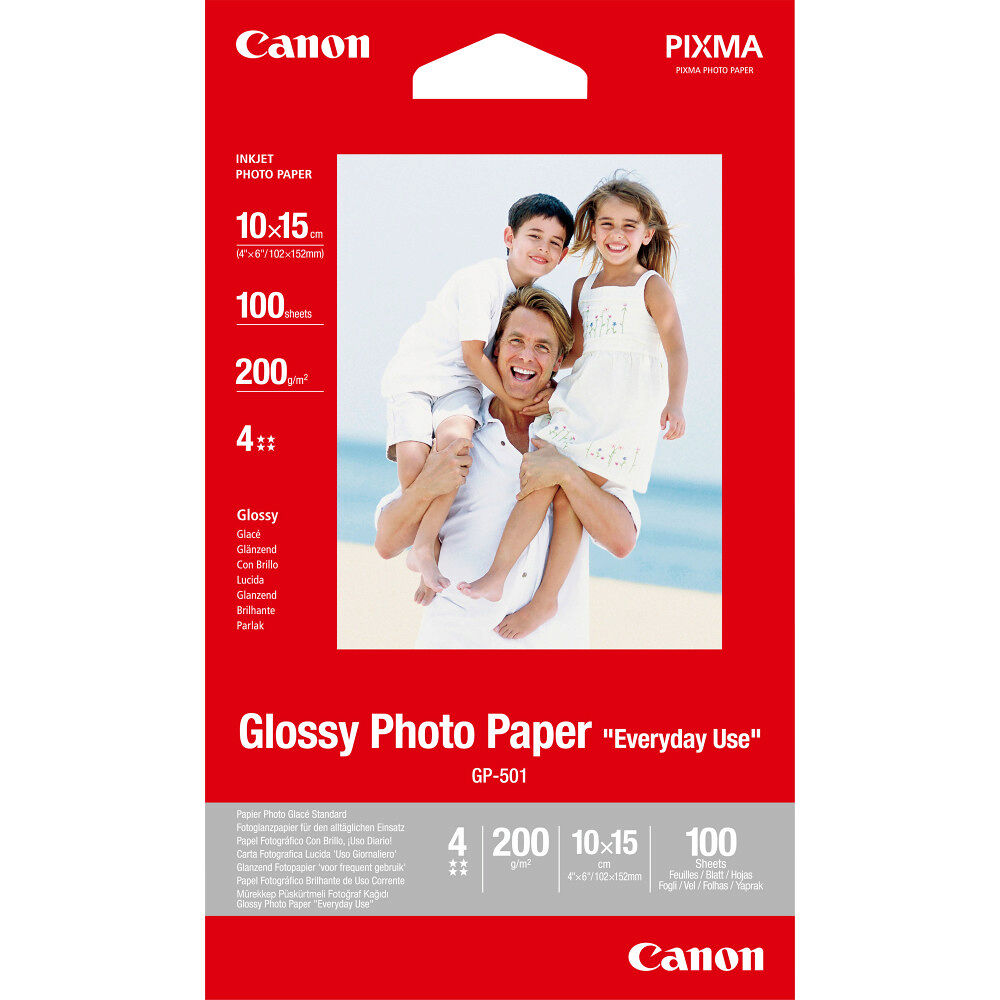 CANON Canon GP-501 - fotopapper - blank - 100 ark - 100 x 150 mm