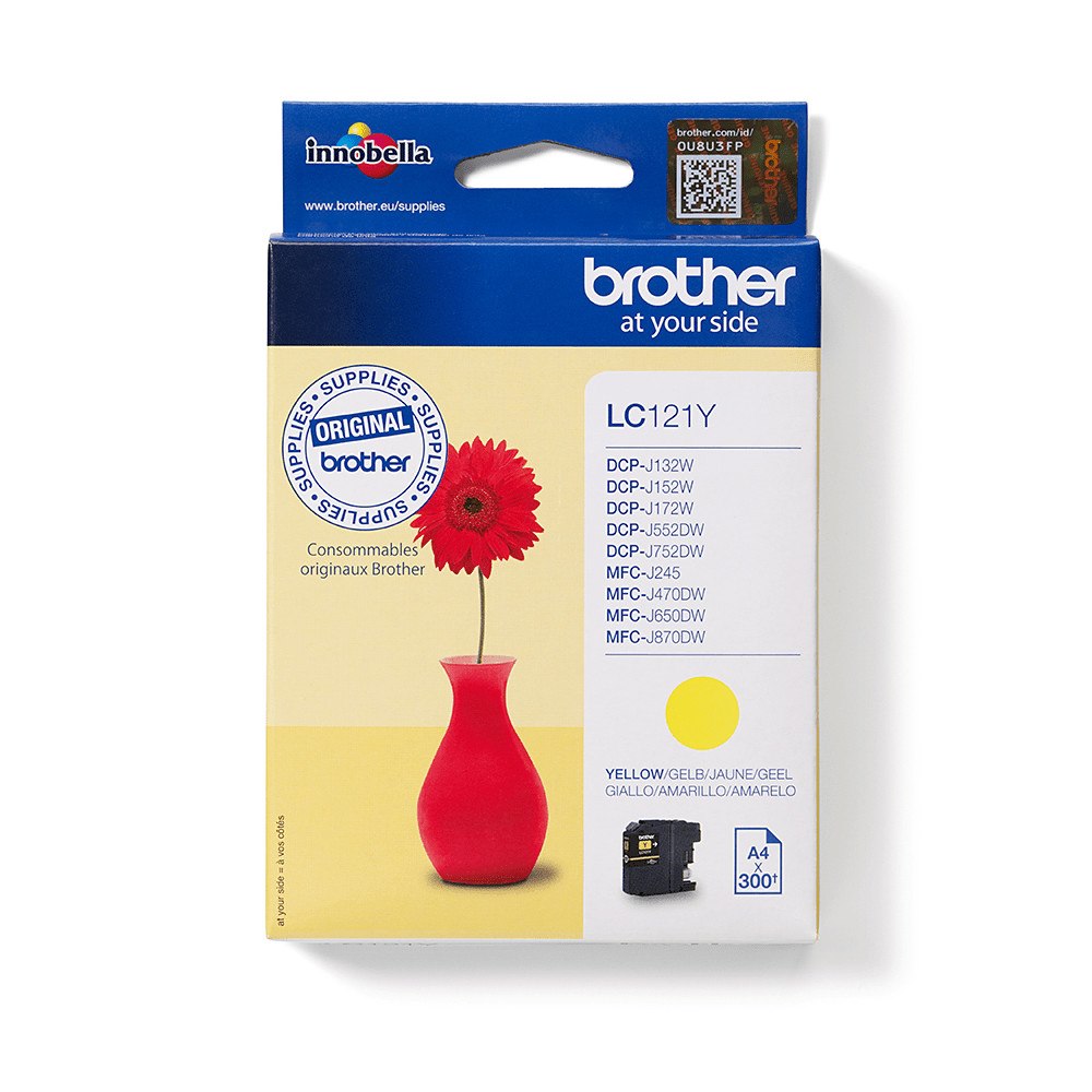Brother Brother LC121Y bläckpatroner 1 styck Original Gul