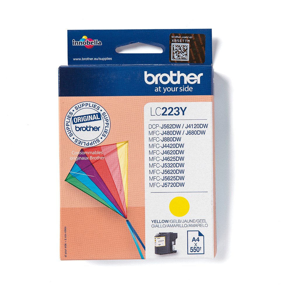 Brother Brother LC223Y bläckpatroner 1 styck Original Gul