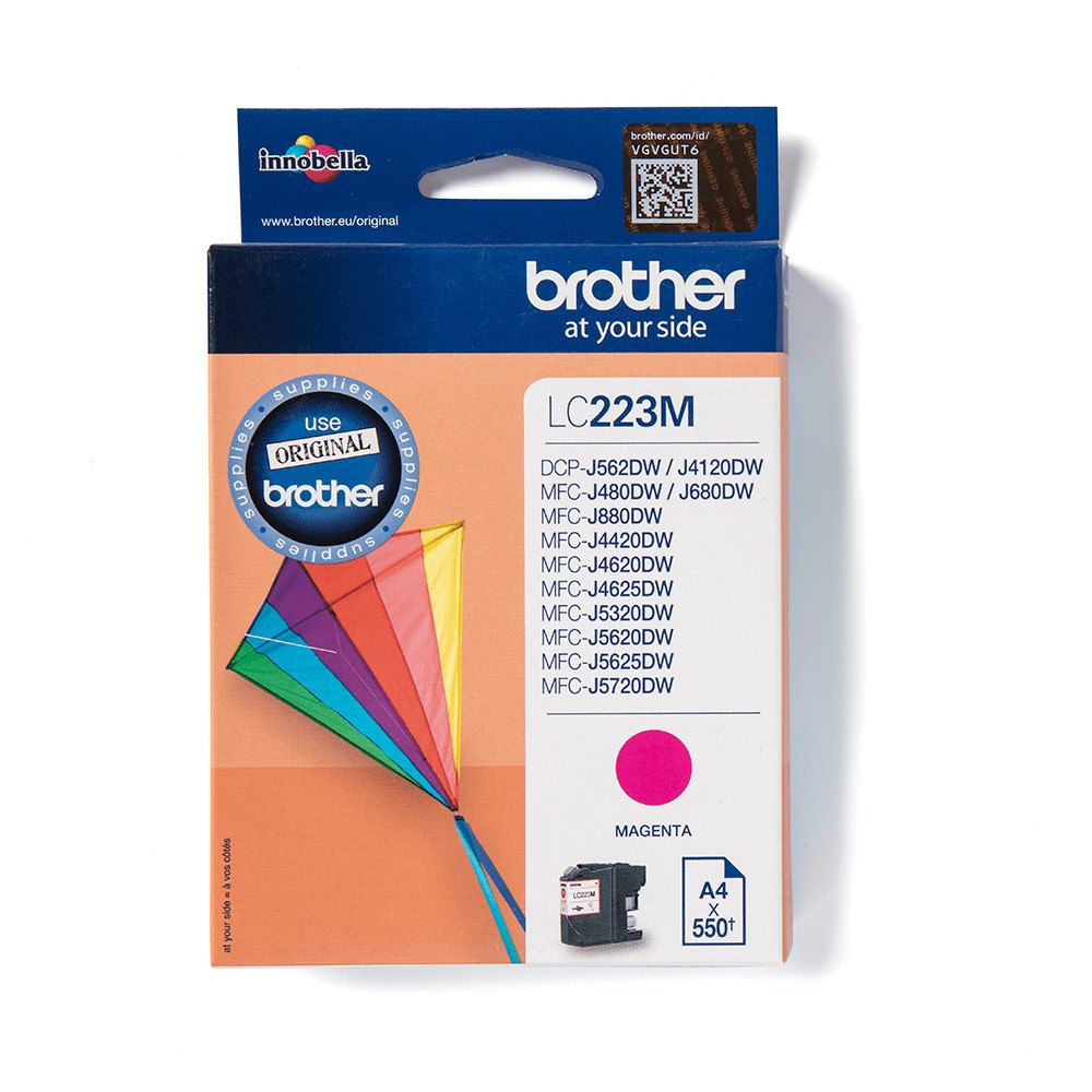 Brother Brother LC223M bläckpatroner 1 styck Original Magenta