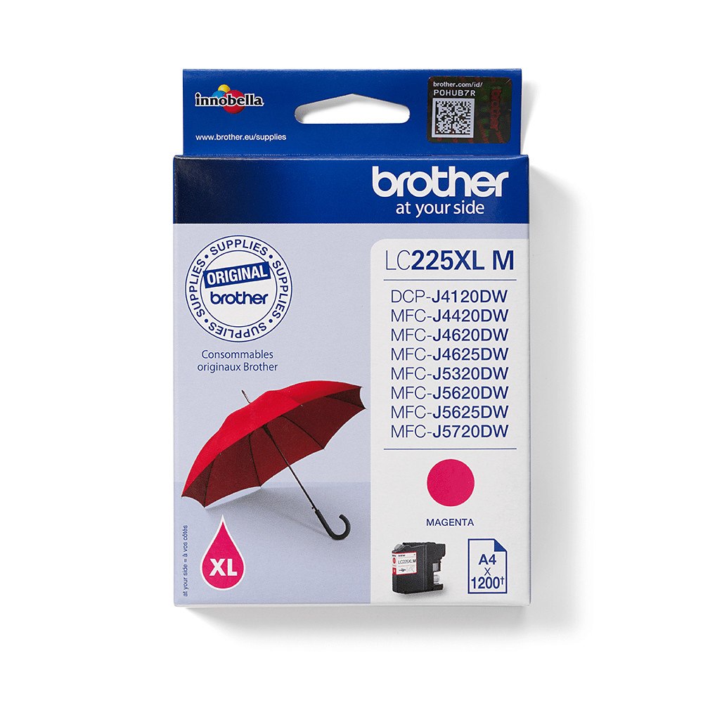 Brother Brother LC225XLM bläckpatroner 1 styck Original Magenta
