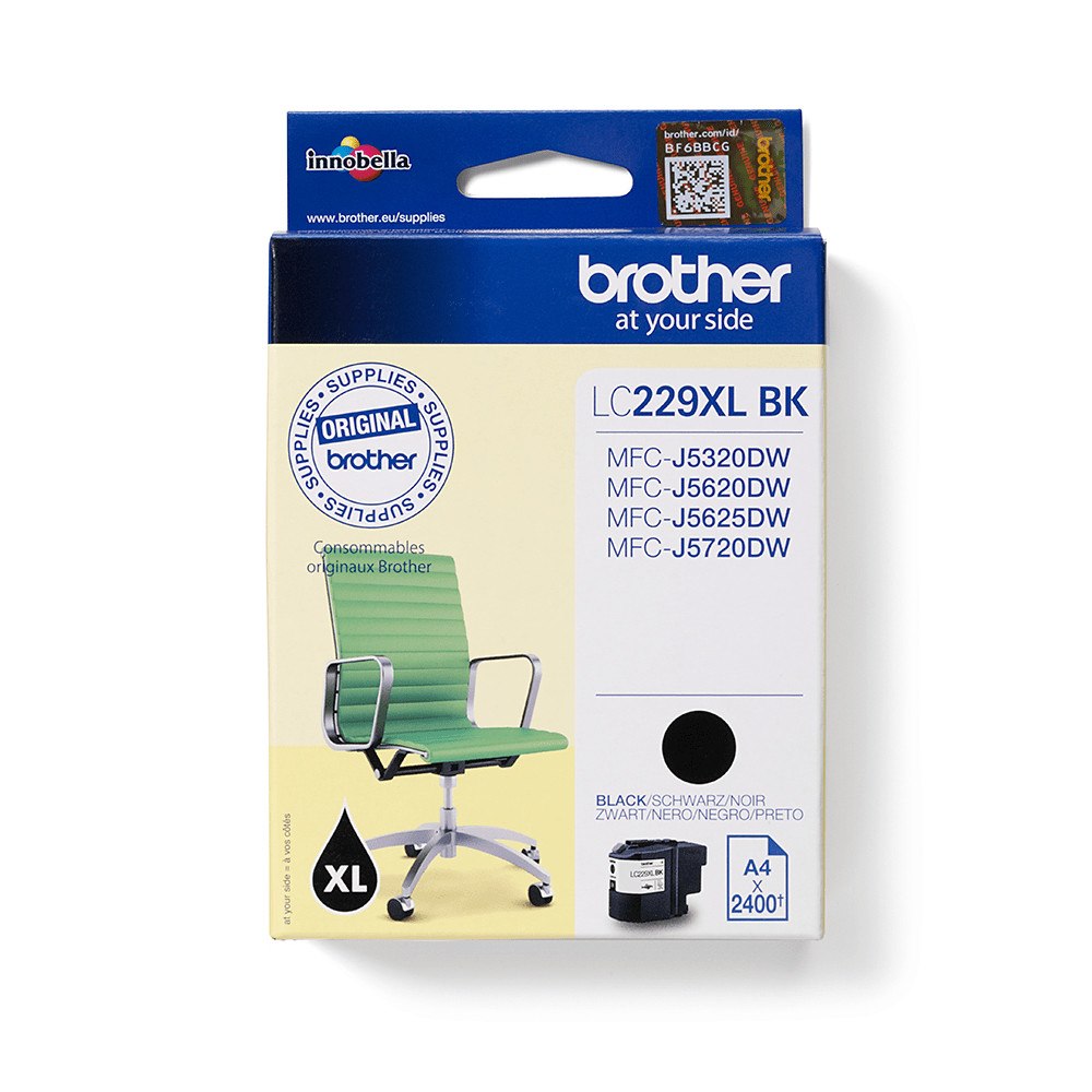 Brother Brother LC229XLBK bläckpatroner 1 styck Original Svart