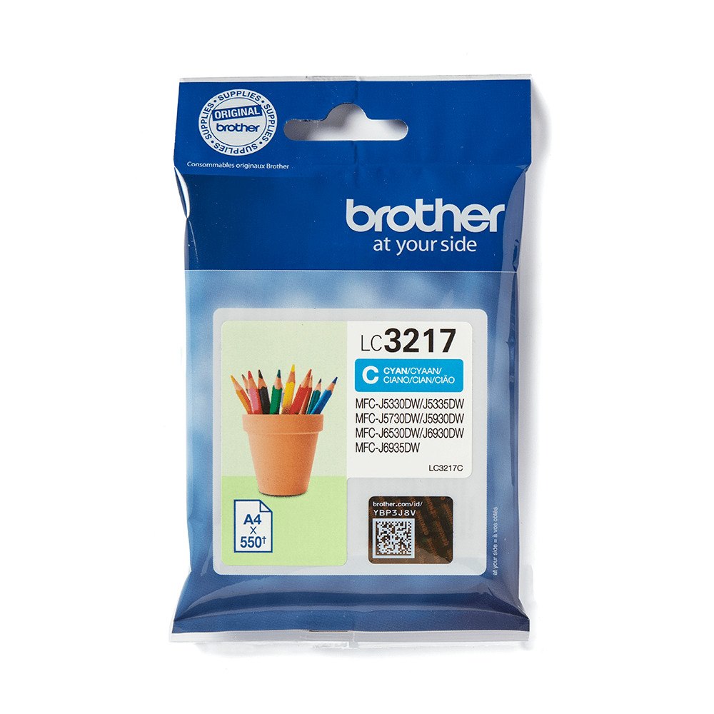 Brother Brother LC3217C bläckpatroner 1 styck Original Cyan