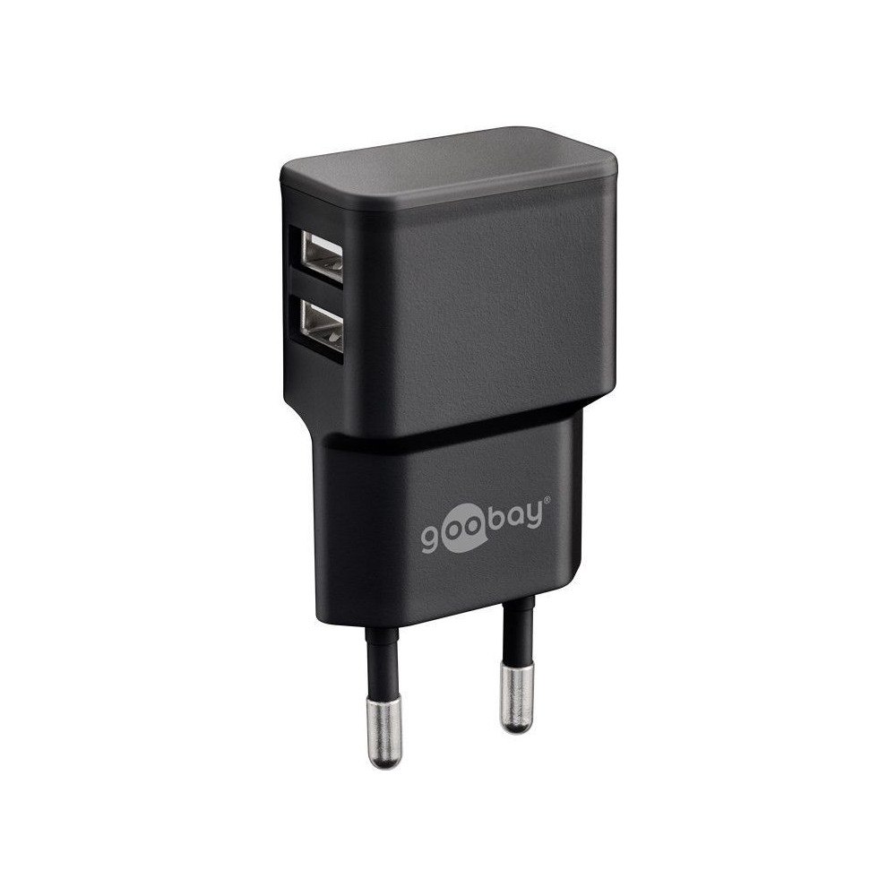 Goobay Goobay 44951 mobilladdare Mobiltelefon, Smartphone Svart AC inomhus