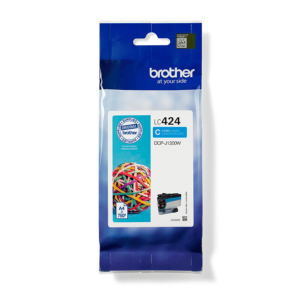 Brother Brother LC424C - cyan - original - bläckpatron