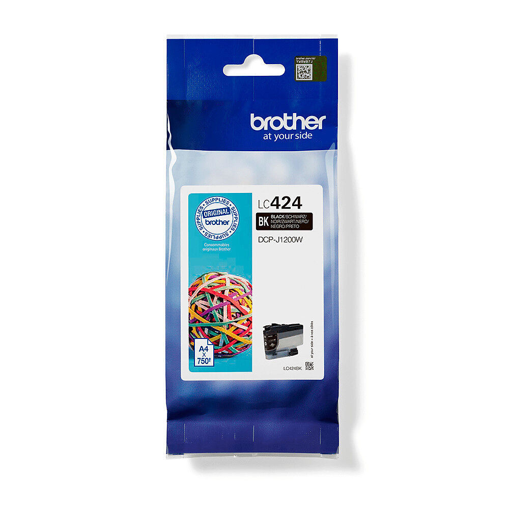 Brother Brother LC424BK bläckpatroner 1 styck Original Svart