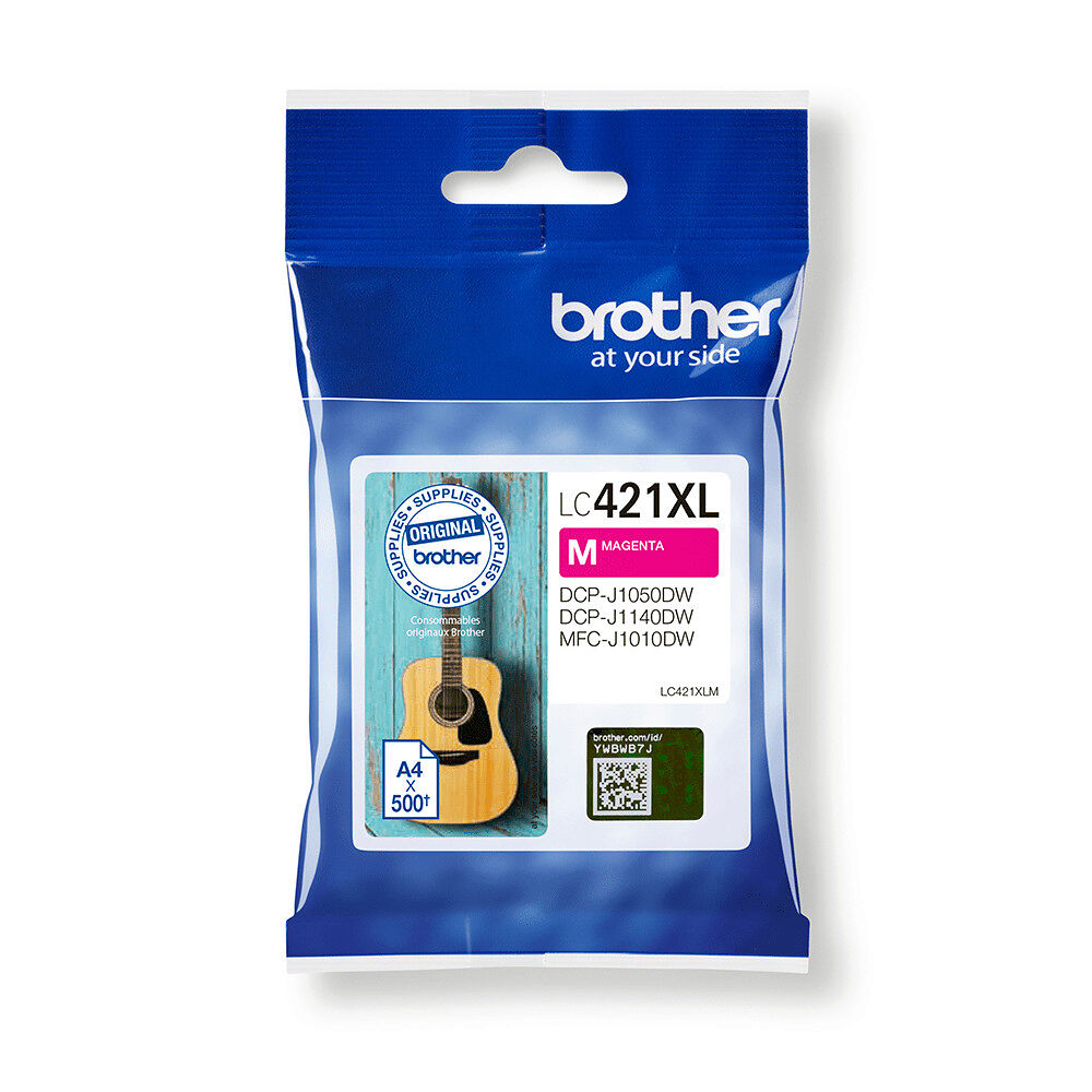 Brother Brother LC421XLM - Lång livslängd - magenta - original - bläckpatron