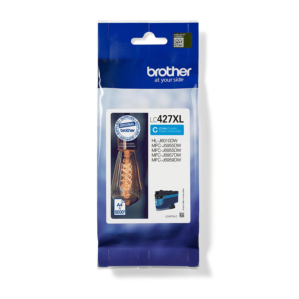 Brother Brother LC427XLC - hög kapacitet - cyan - original - bläckpatron