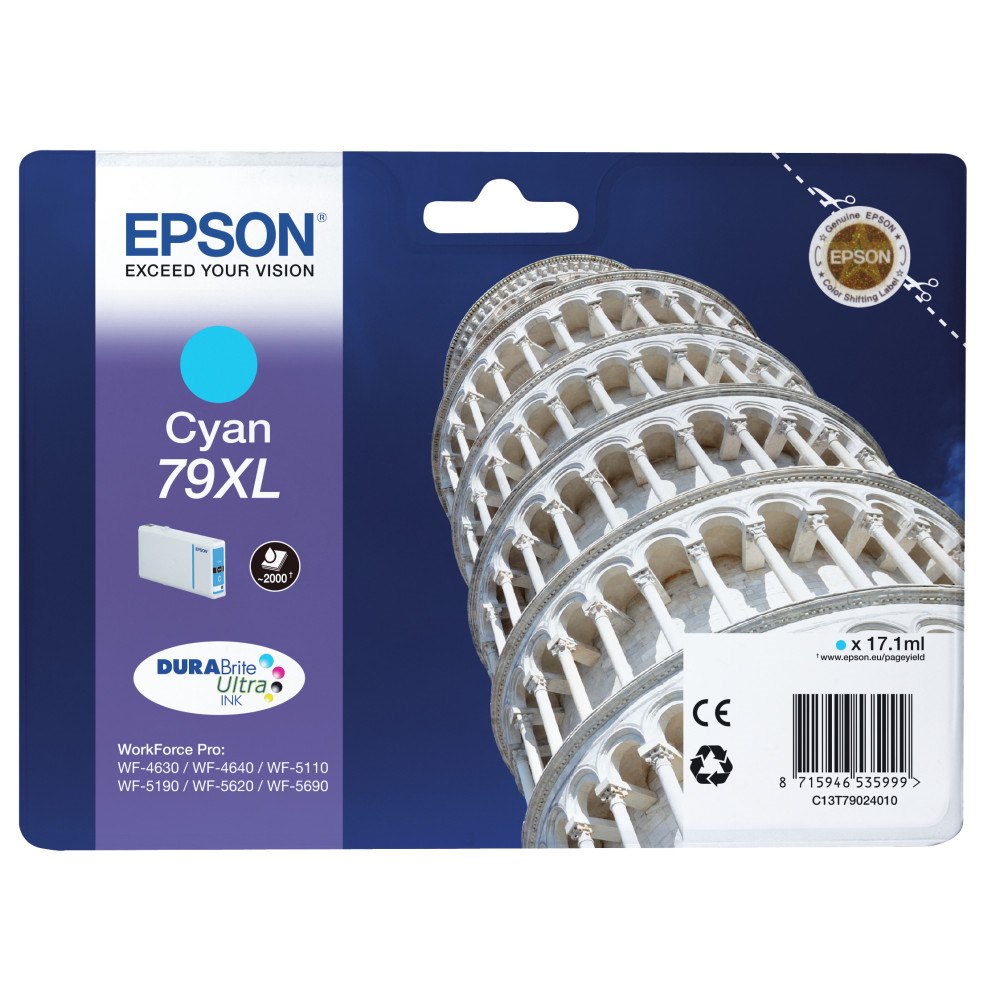 EPSON Epson 79XL - XL - cyan - original - bläckpatron