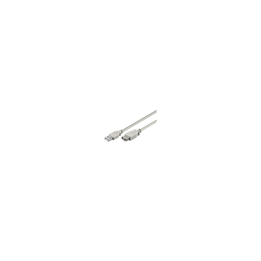 Goobay Goobay USB Verl AA 500 HiSpeed 2.0 5m USB-kablar USB A Grå