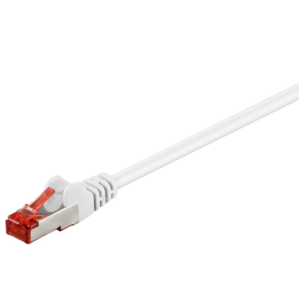 Goobay Goobay 93507 nätverkskablar Vit 3 m Cat6 S/FTP (S-STP)