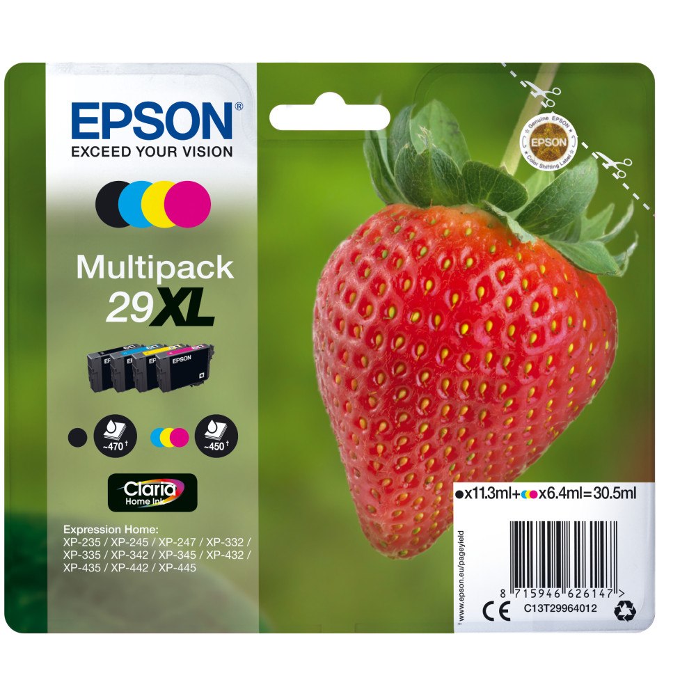 EPSON Epson Strawberry Multipack 4-colours 29XL Claria Home Ink