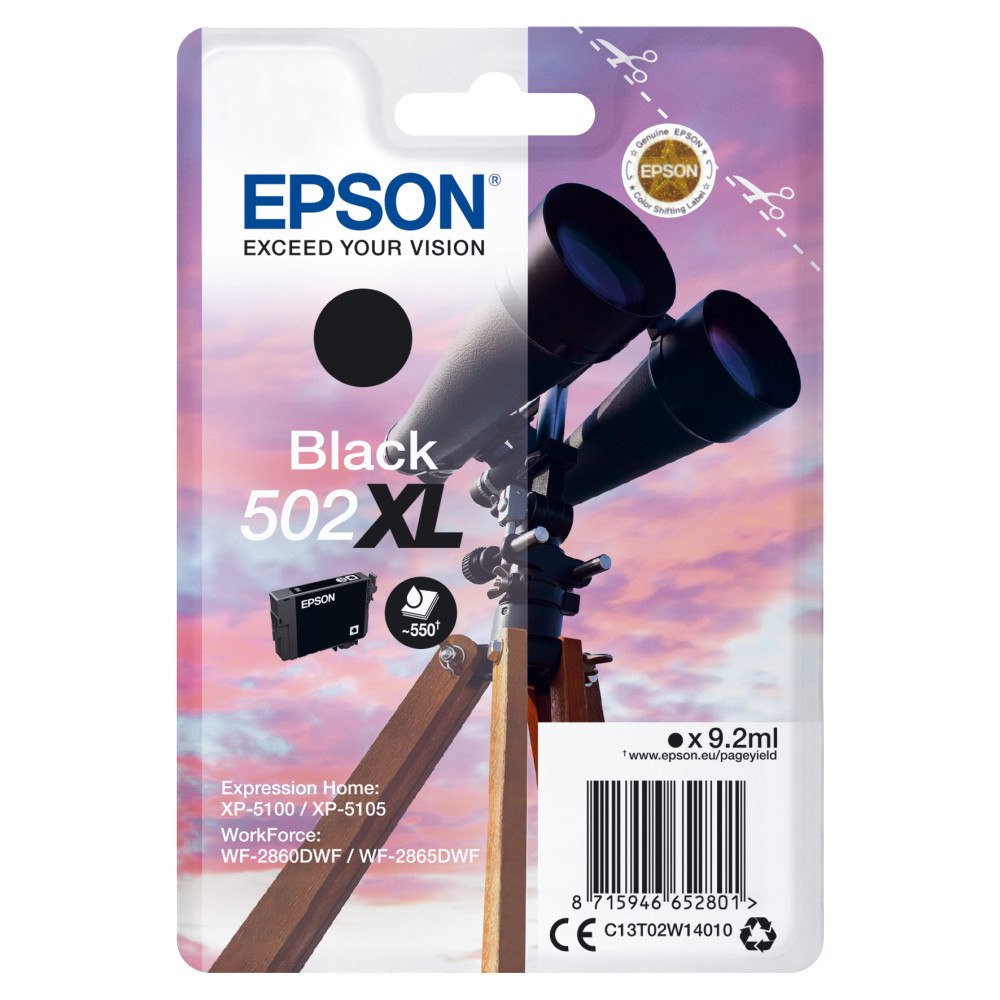 EPSON Epson Singlepack Black 502XL Ink