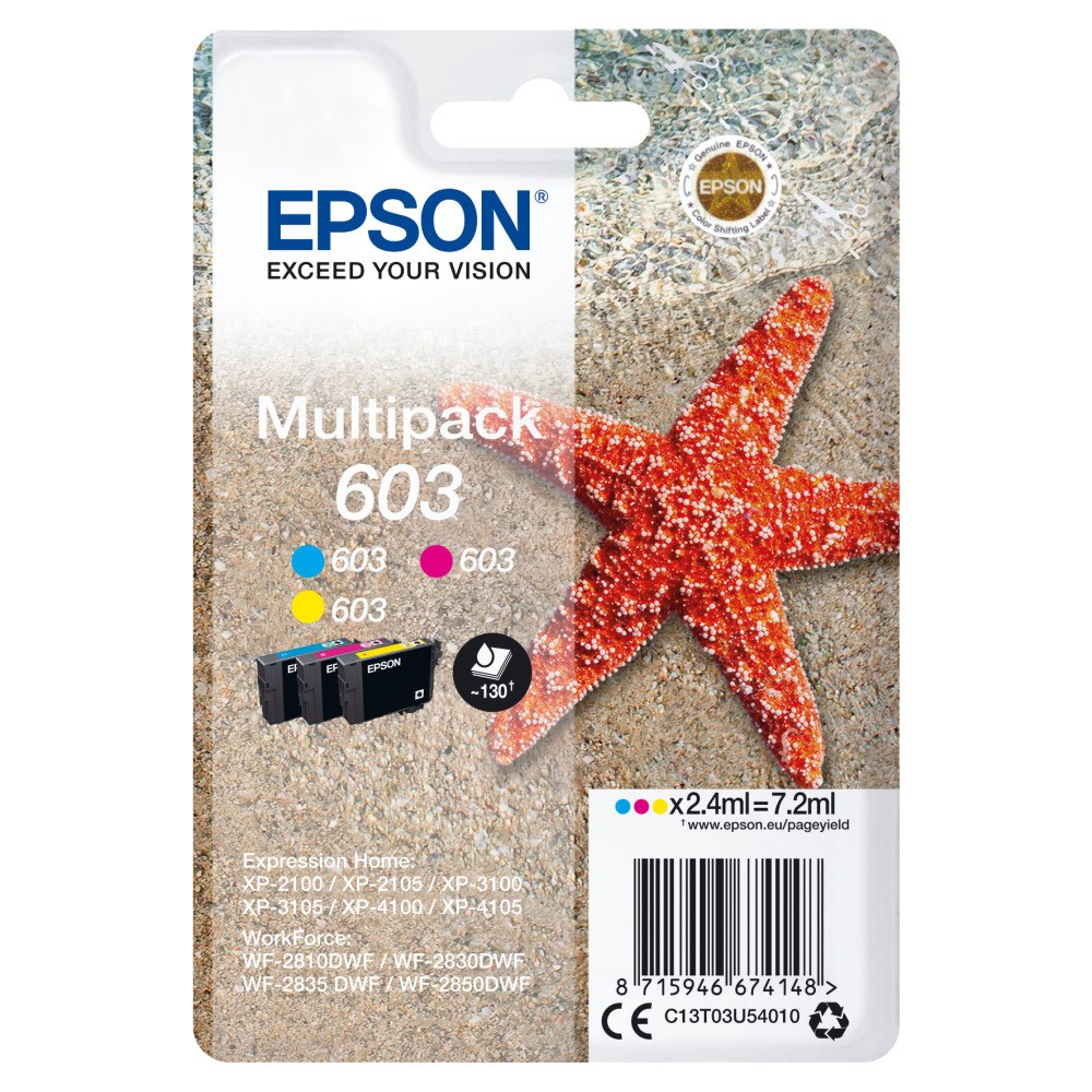 EPSON Epson Multipack 3-colours 603 Ink