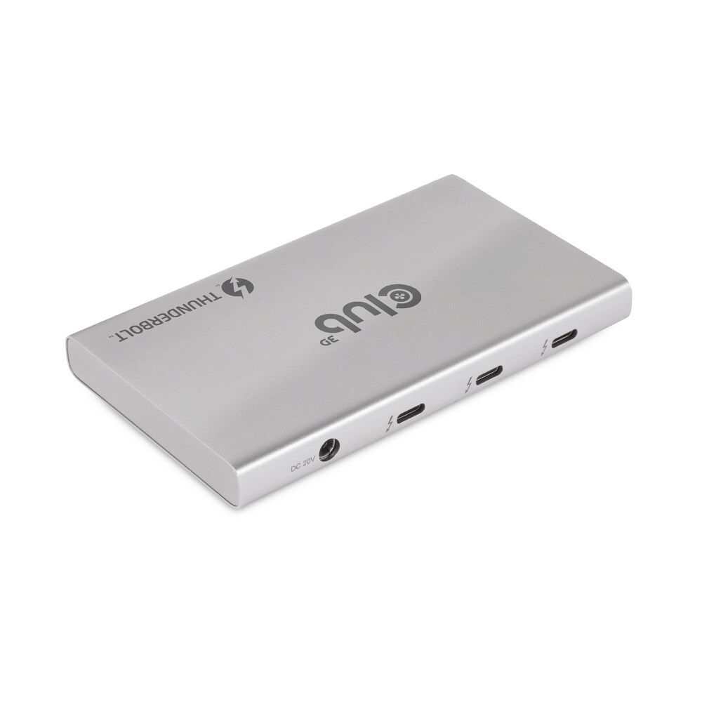 Club 3D Club 3D Thunderbolt 4 Portable 5-in-1 Hub with Smart Power - dockningsstation - Thunderbolt 4