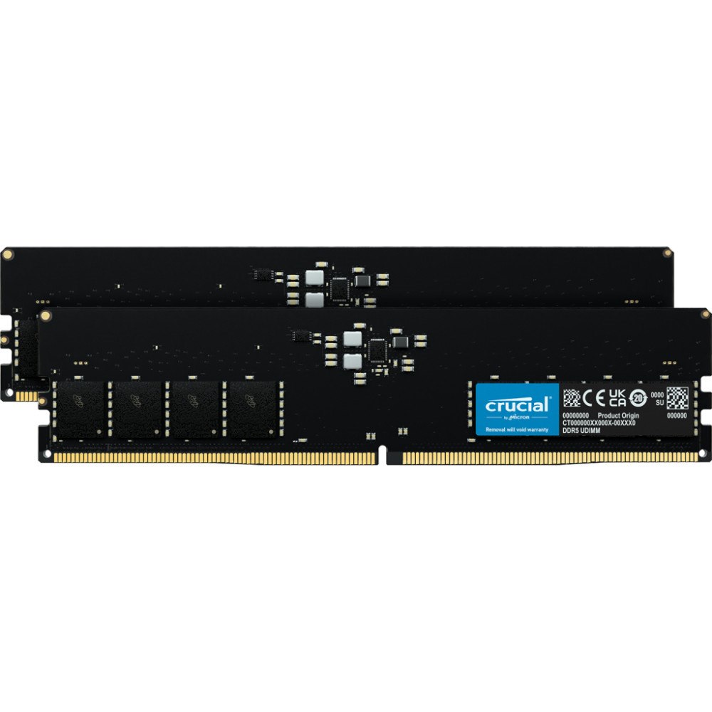 Crucial Crucial CT2K32G48C40U5 RAM-minnen 64 GB 2 x 32 GB DDR5 4800 MHz