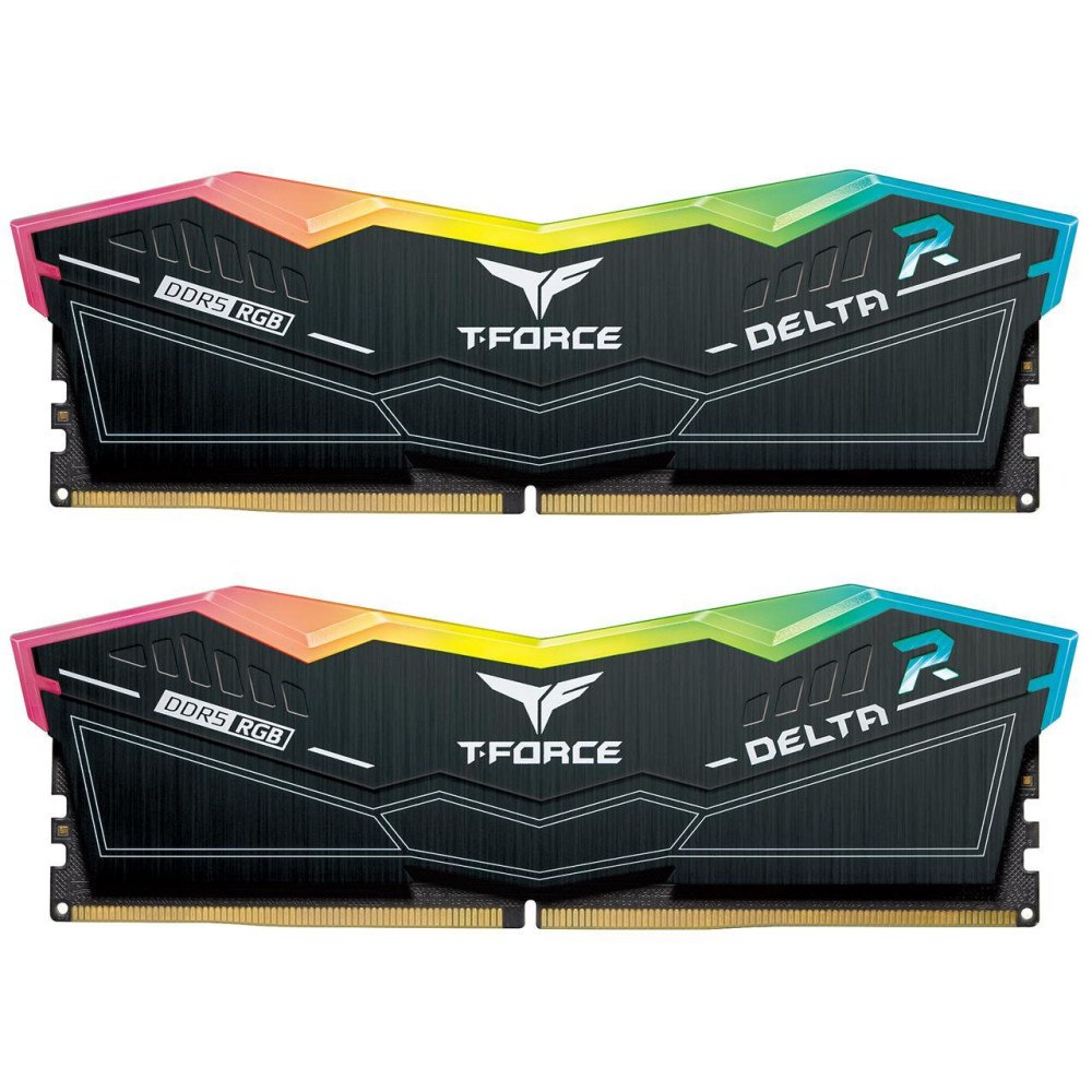 Team Group T-Force DELTA RGB - DDR5 - sats - 32 GB: 2 x 16 GB - DIMM 288-pin - 7200 MHz / PC5-57600 - ej buffrad
