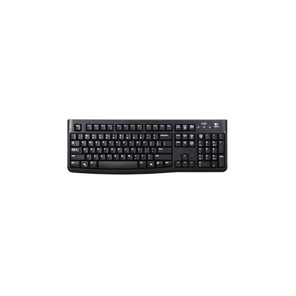 Logitech Logitech Keyboard K120 for Business tangentbord USB Nordic Svart